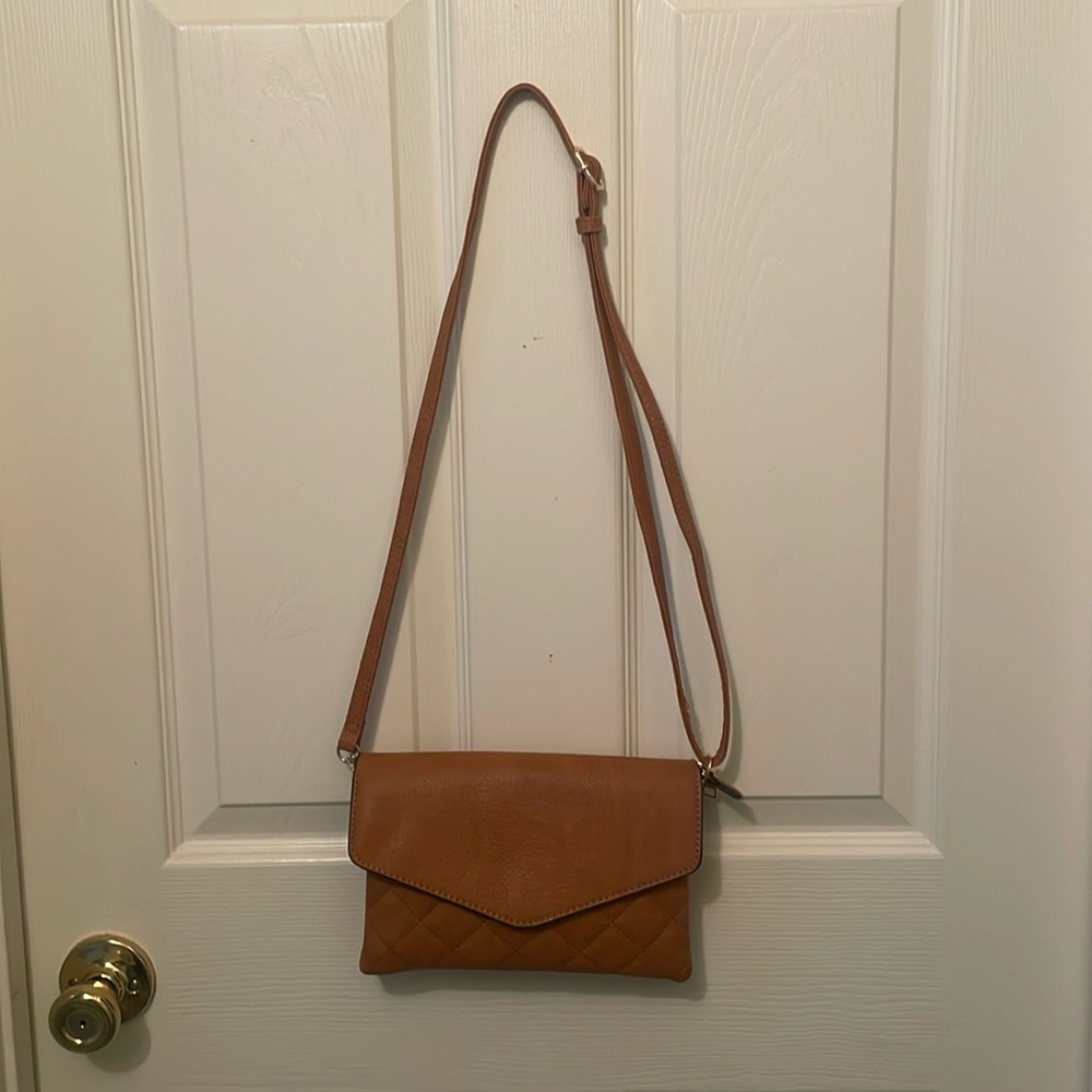 Target brown leather bag